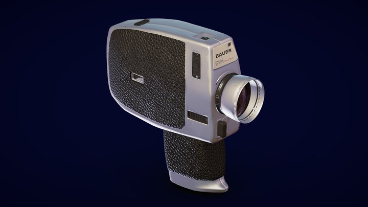 Bauer Camera Super 8 3D Model