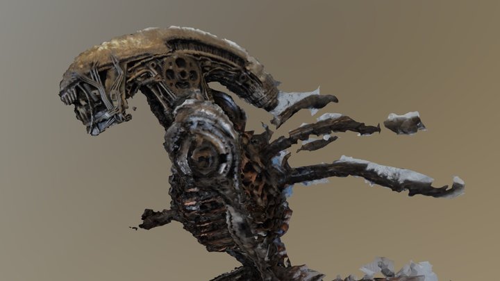 Alien - MeshRoom 3D Model