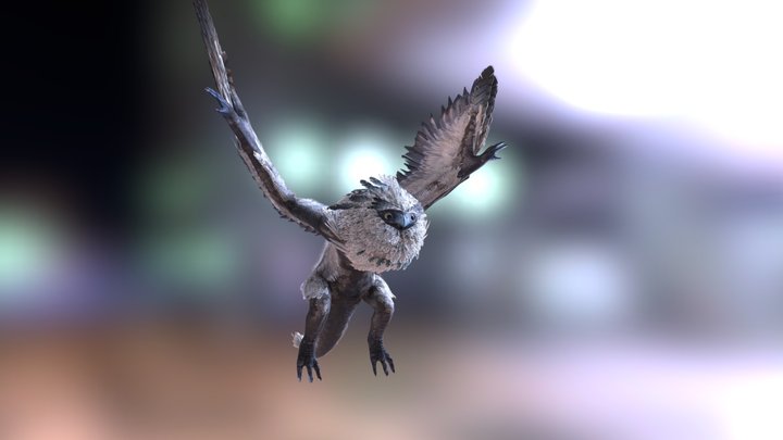 Flying Guardian 3D Model