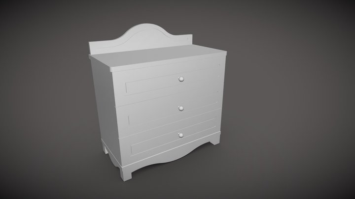 chest of drawers 3D Model