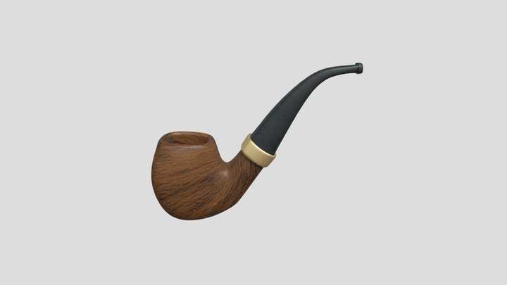 Classic British Pipe 3D Model