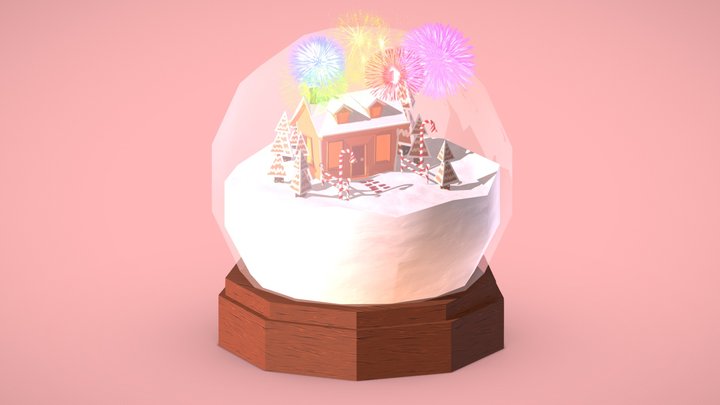 Snowglobe Winter Asset Pack 3D Model