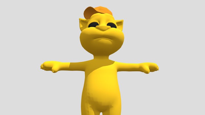 Tom Yellow - My Talking Tom 3D Model