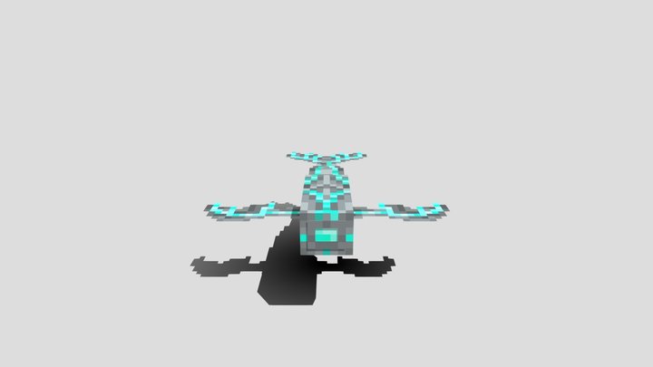 Cyborg Whale 3D Model