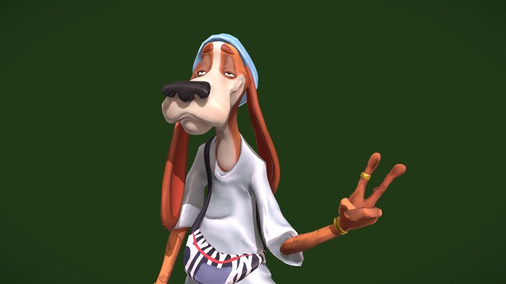 Snoop Doggo 3D Model