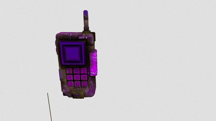 Postapocalyptic Phone 3D Model
