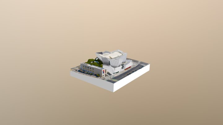 Walt Disney Concert Hall - Downtown LA 3D Model