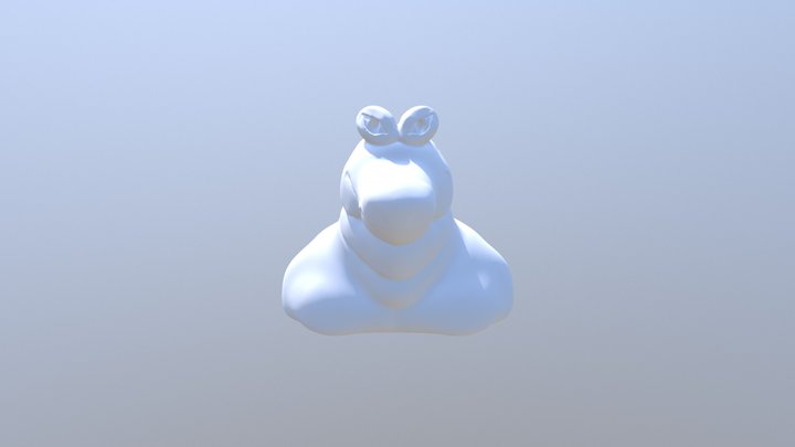 Crock_Bust_blockout 3D Model