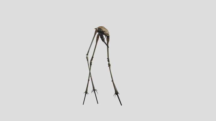 hl2ep2 strider vs dog strider rig 3D Model