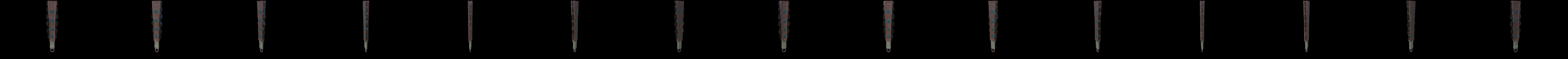 prehispanic sword 3D Model