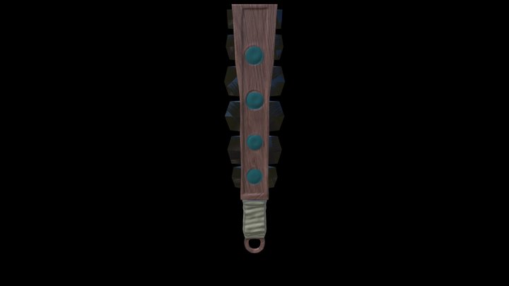 prehispanic sword 3D Model