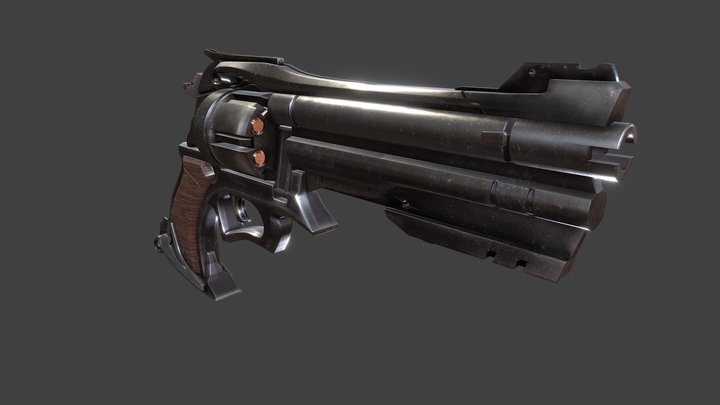 Revolver 3D Model