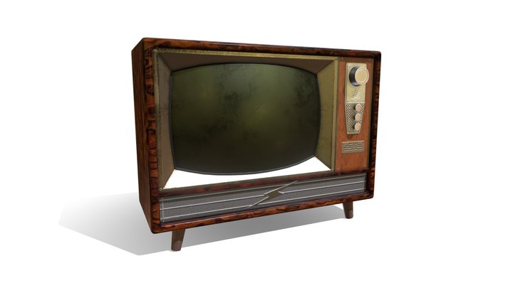 50sTvProp 3D Model