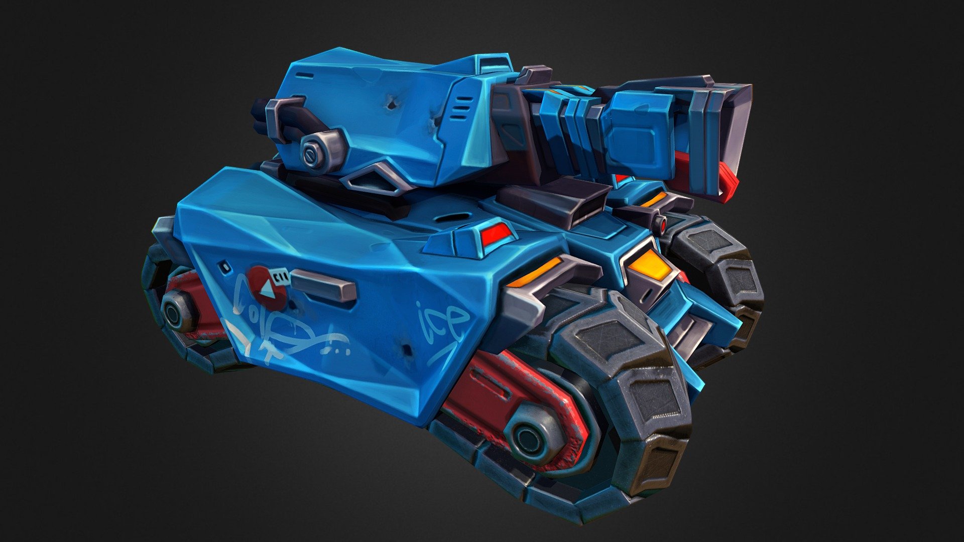 Tank 015 - 3D model by Vlad Ovoy (@vlad_ovoy) [21ec6be] - Sketchfab