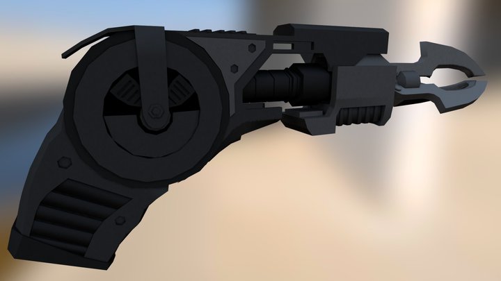 Batman Grapnel Gun (no textures) 3D Model