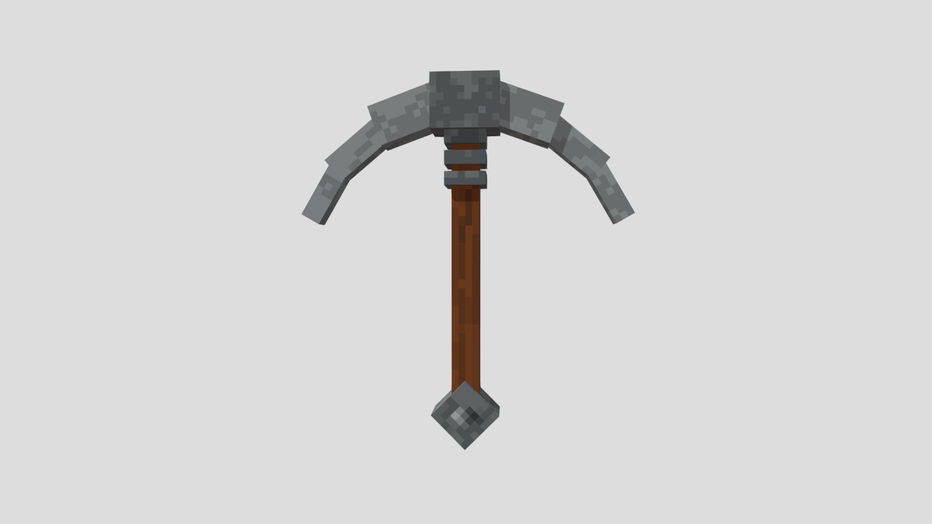 3D Stone Pickaxe - Download Free 3D model by Matt Alexander (@Matt ...