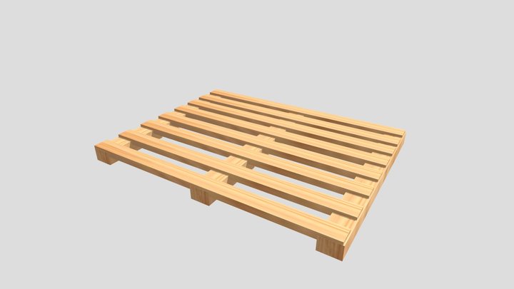 pallet lowpoly – Modelo 3D gratuito STL