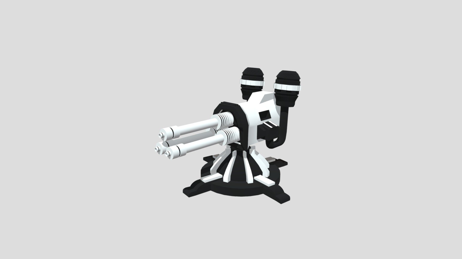 Turret 02 - Download Free 3D model by FaelanLeylea [21f1190] - Sketchfab