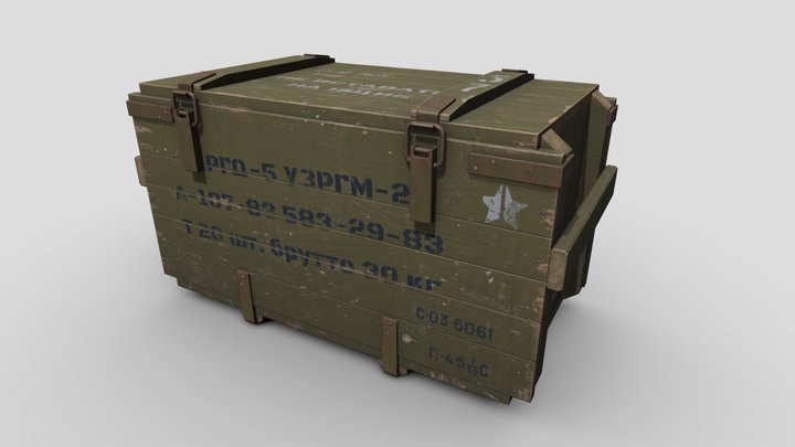 Military Box 3D Model