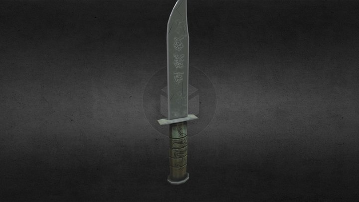 Battle Knıfe 3D Model