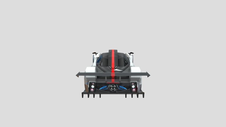 Pagani Zonda Cinque 3D Model