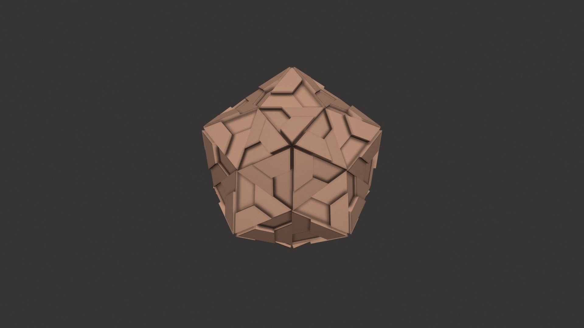 T=3 Virus Capsid Model