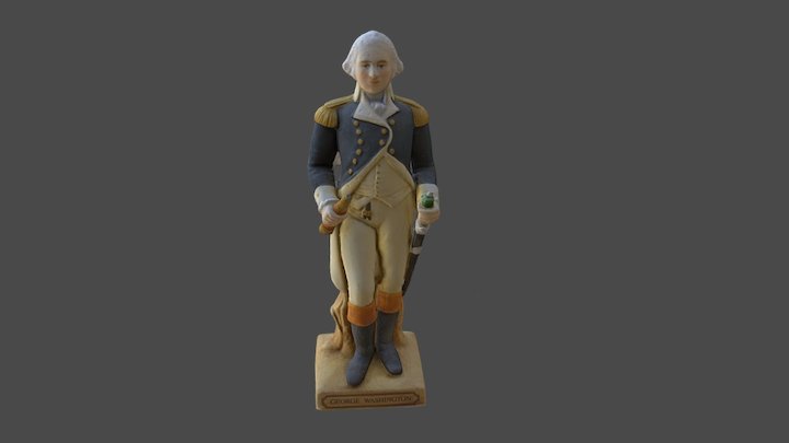 George Washington: In Memory of Great Aunt Pat 3D Model