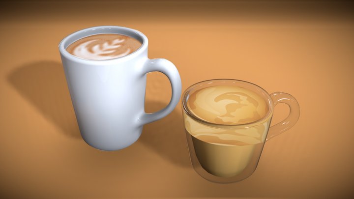 Coffee Mugs 3D Model