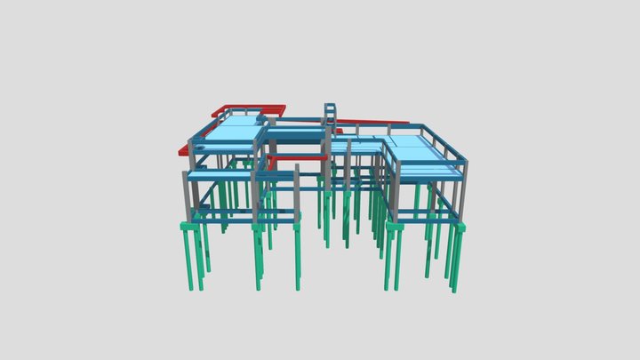 3D ESTRUTURA 3D Model