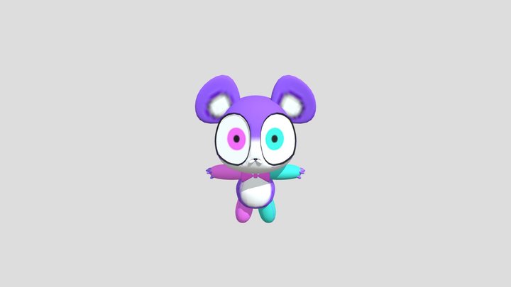 Bearzel (chikn nuggit) 3D 3D Model