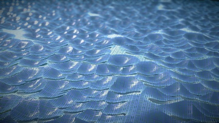 Mosaic Water – Free 3D Model STL
