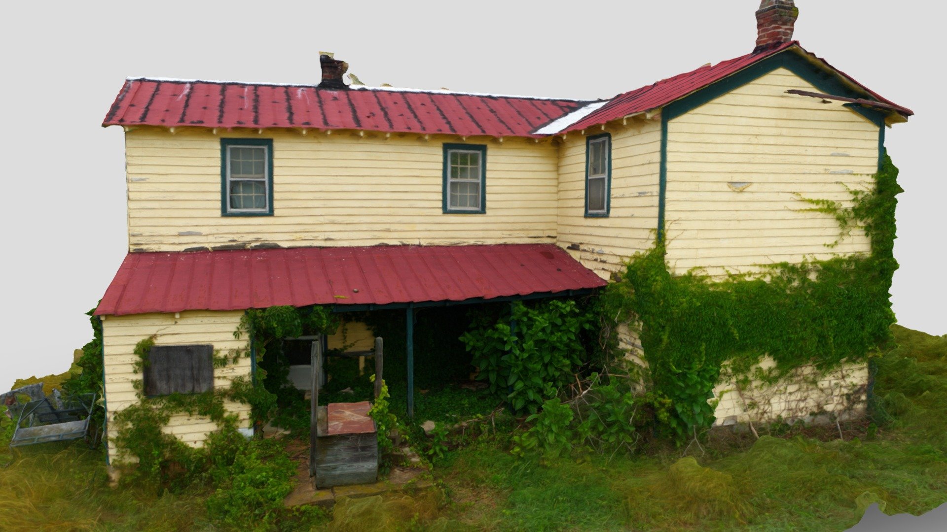 Abandoned and Overgrown Farm House - Virginia