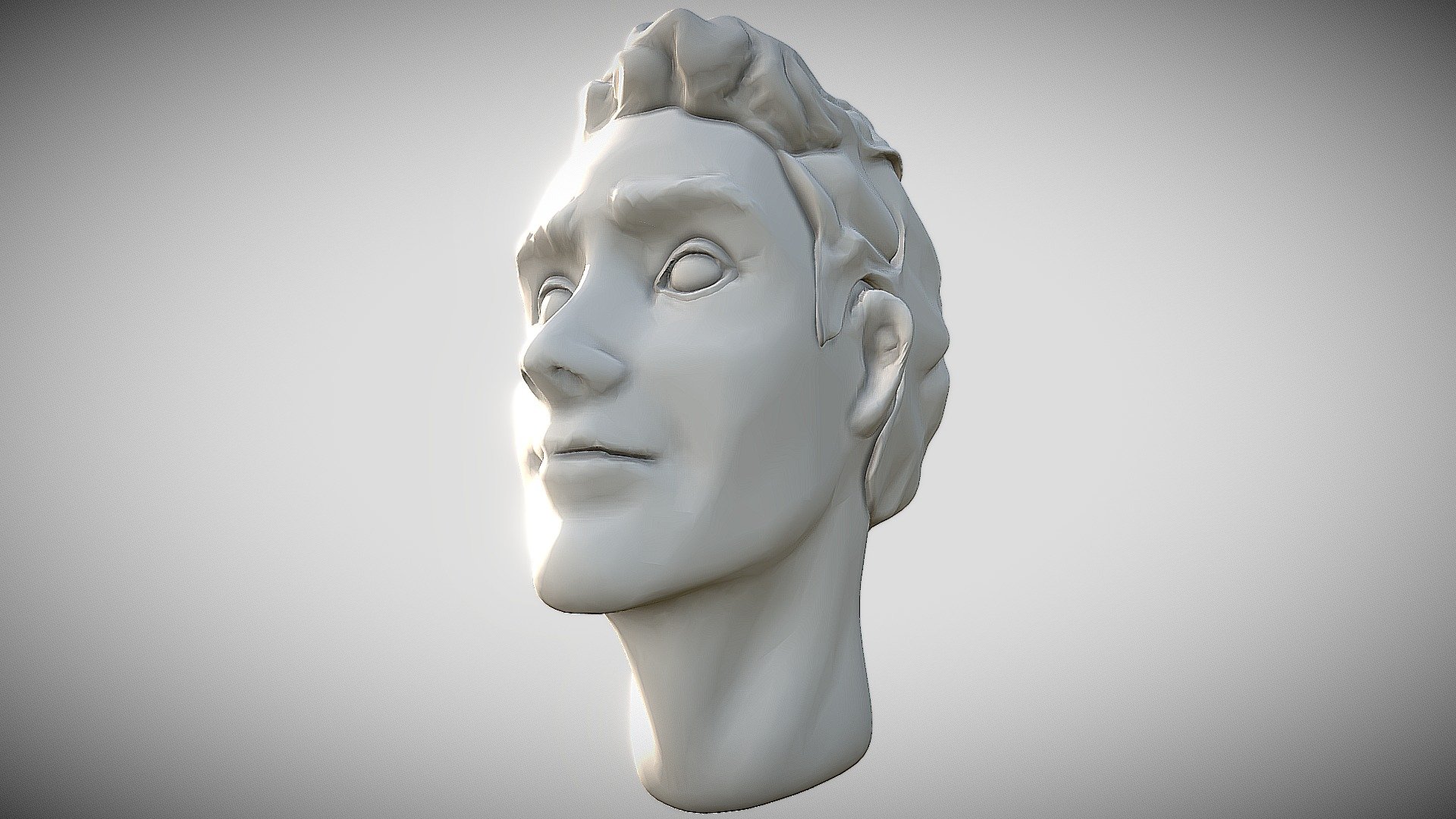 Male Face Sculpt (Part 2)
