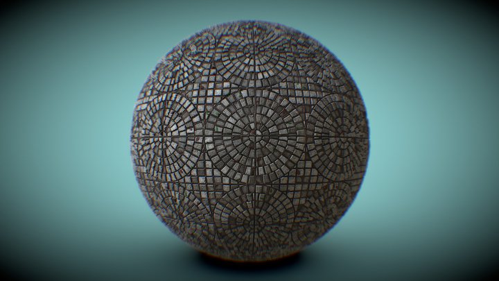 Ring Pattern Paving Slabs | Tile Textures