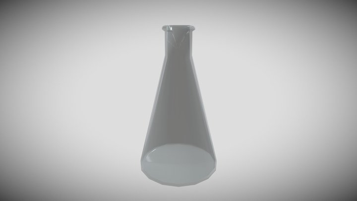 Conical Flask 3D Model