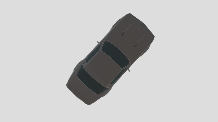 american-muscle-71-low-poly-model 3D Model