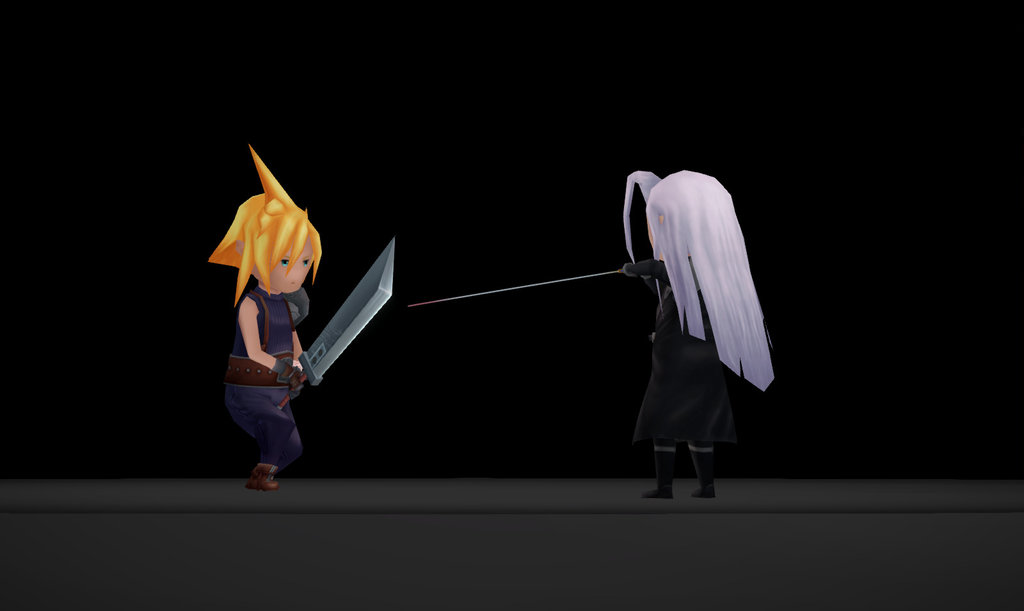 Cloud Vs Sephiroth animation