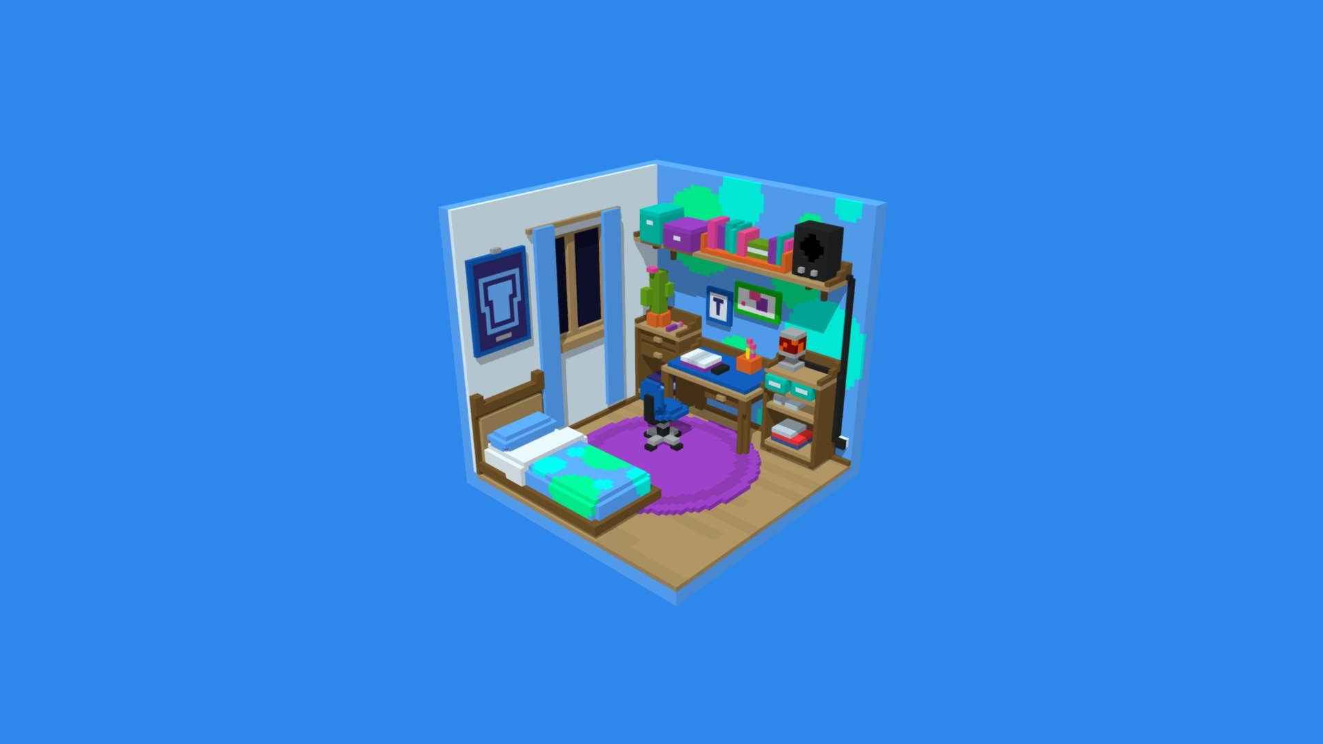 Colorful Bedroom