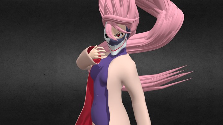 Aira Acrobatic Silky Form - Dandadan 3D Model