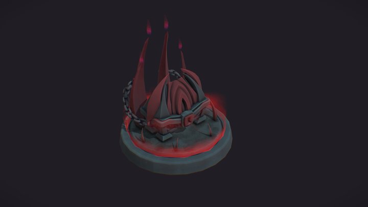 Stylized Treasure Chest 2 3D Model