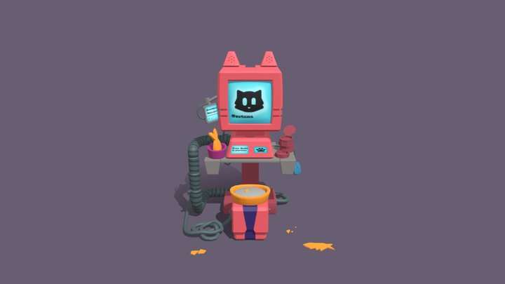 Examen Neko PC 3D Model