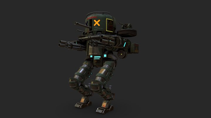 Robo-Mech 3D Model