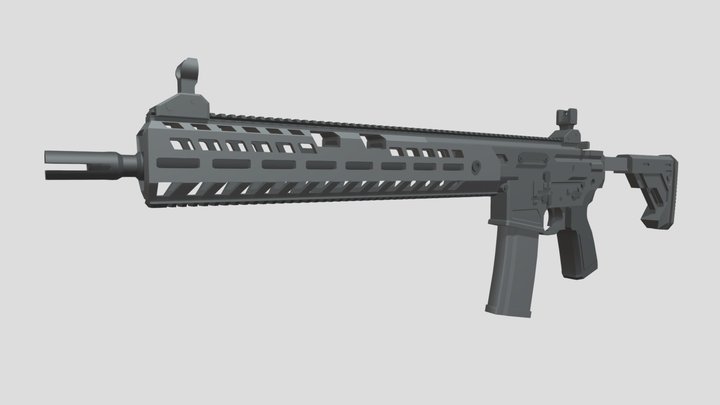 Sig Sauer MCX Virtus Patrol 3D Model