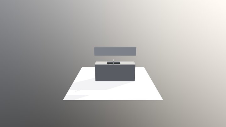 洗漱台 3D Model