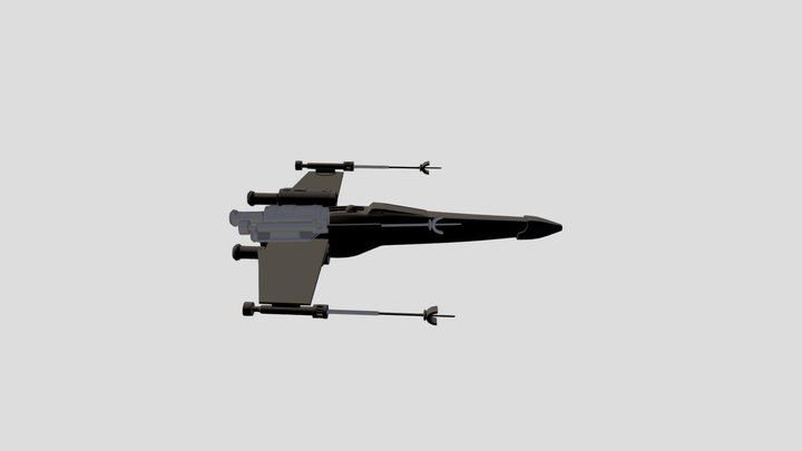 X Wing Fighter model 3D Model