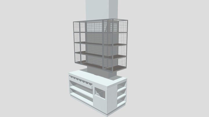 Sideboard furniture (Desserte) 3D Model