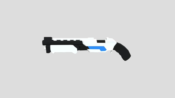 Remade Karlson's Shotgun (Free 3D Download) 3D Model
