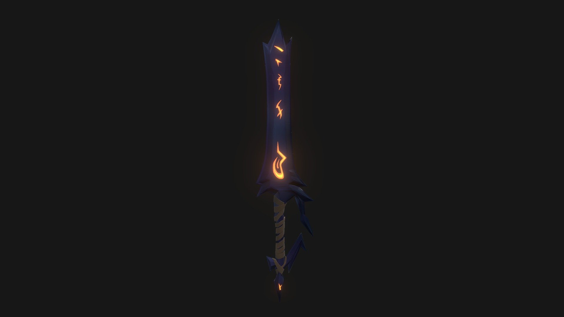 Stylized Sword - 3D model by ChrisJLJess [21fc57e] - Sketchfab