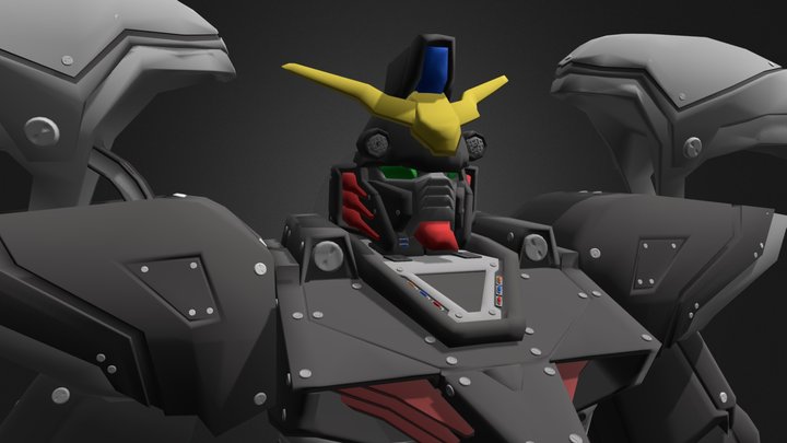 Deathsythe - Gundam Wing 3D Model