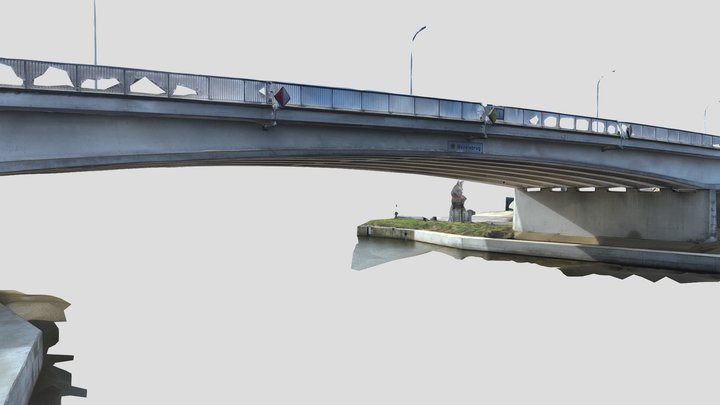 3D Bridge Model of Nevelebrug 3D Model